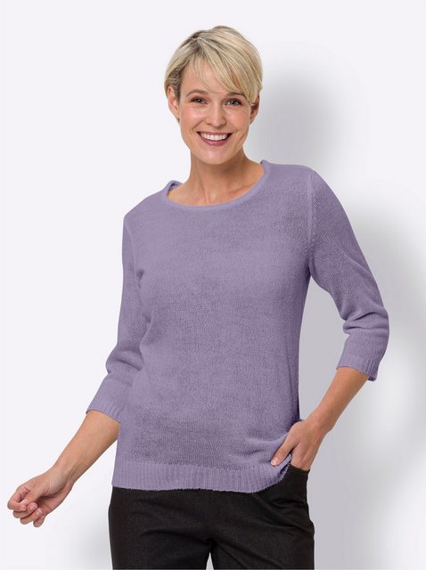 Sieh an! Strickpullover Rundhalspullover günstig online kaufen