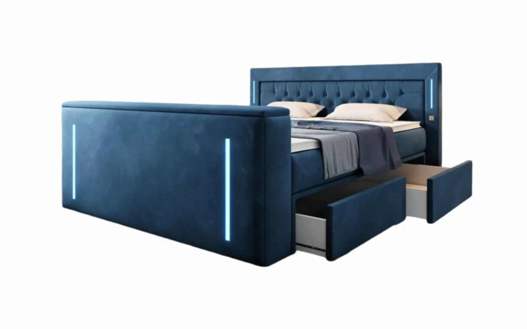 Luxusbetten24 Boxspringbett Divaneo, mit TV Lift günstig online kaufen