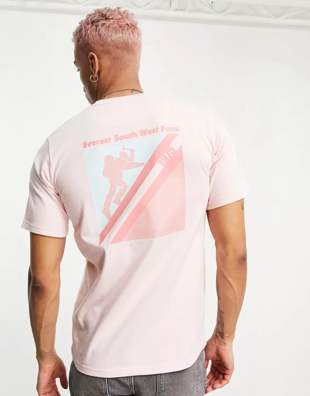 Berghaus – Everest Face Expedition – T-Shirt in Rosa mit Print günstig online kaufen