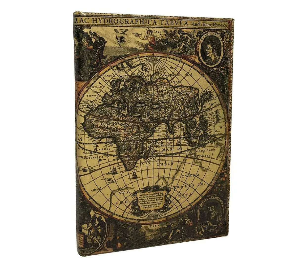 Notizbuch Weltkarte Atlas Antik-Stil Tagebuch Notizheft Vintage Blanko 15x1 günstig online kaufen