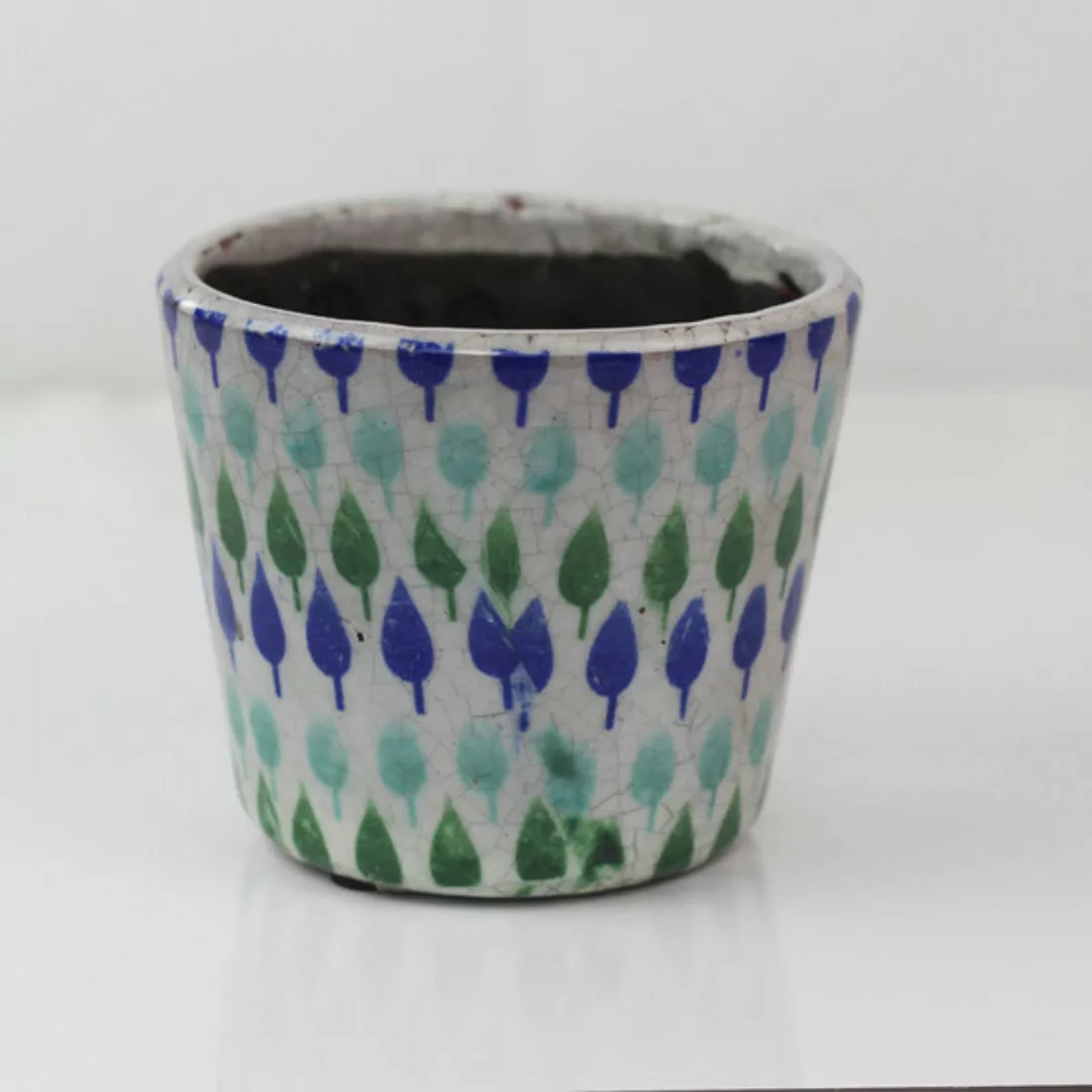 Übertopf Aus Keramik Mosaik 12cm, Blumentopf günstig online kaufen