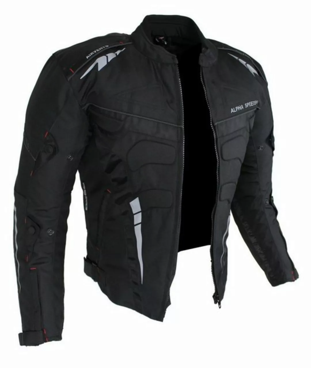 Alpha Speeds Motorradjacke Herren Biker Textil Jacke Wasserdicht Sport Tour günstig online kaufen