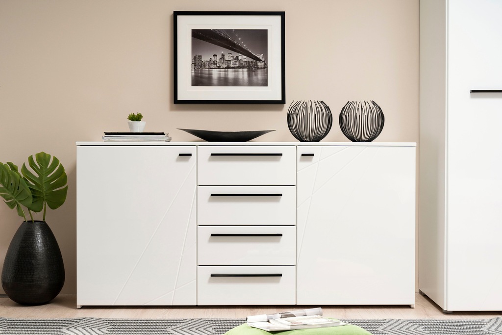 INOSIGN Sideboard "Ksanti Kommode Breite/Tiefe/Höhe 163/80,5/80,5 cm", 2 Tü günstig online kaufen
