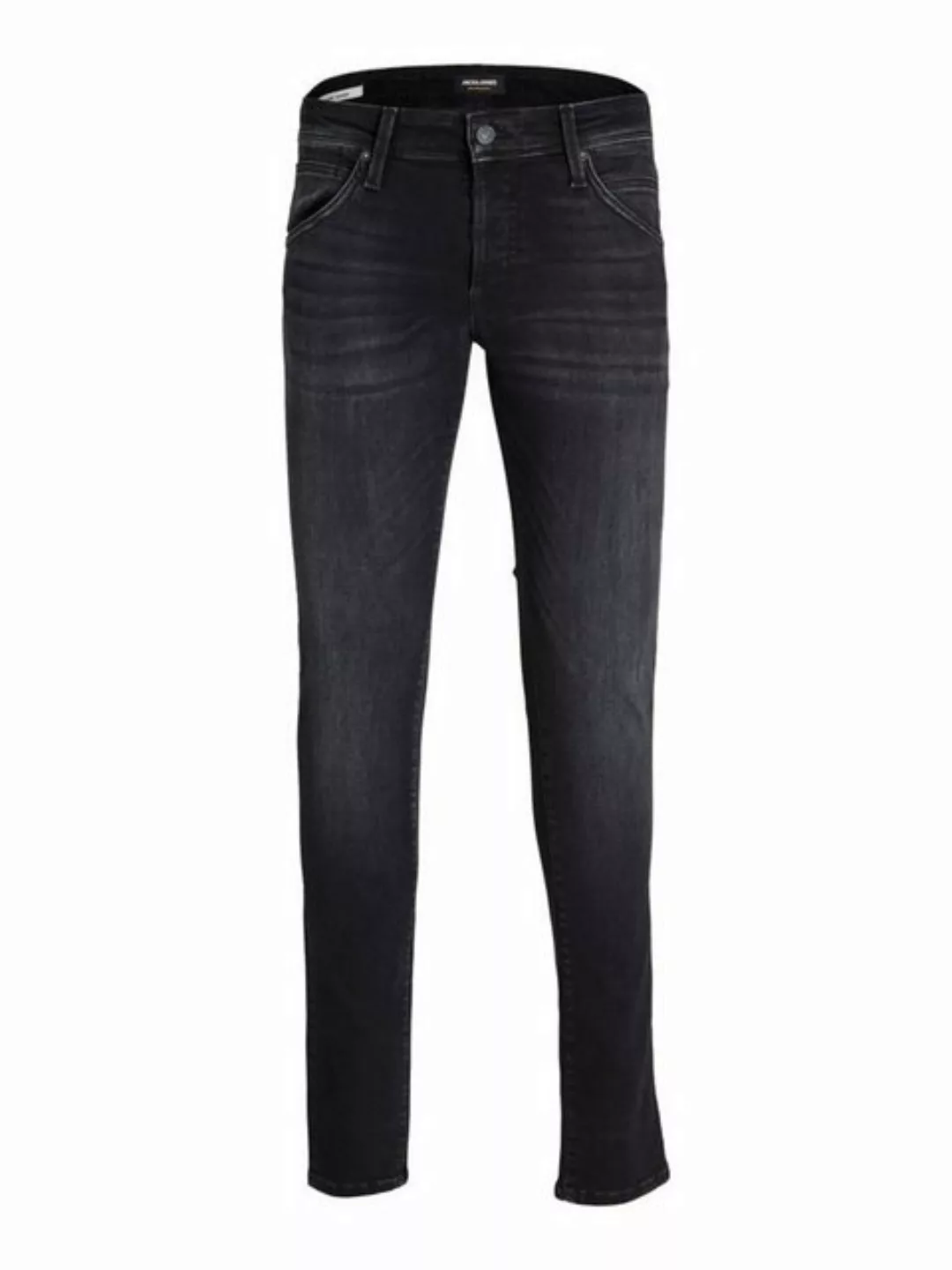 Jack & Jones Herren Jeans JJIGLENN JJFOX GE 147 - Slim Fit - Schwarz - Blac günstig online kaufen