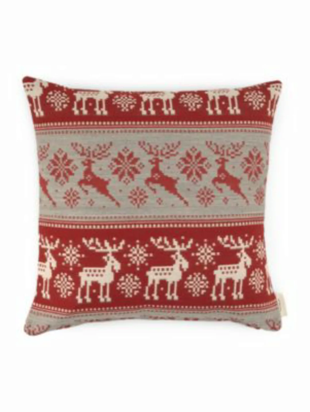 Kissenhuelle Nordic Deer • weihnachtlich mit Rentieren • ohne Fuellung - Ro günstig online kaufen