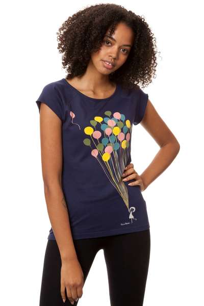 Damen T-shirt Balloons Girl Bio Fair günstig online kaufen