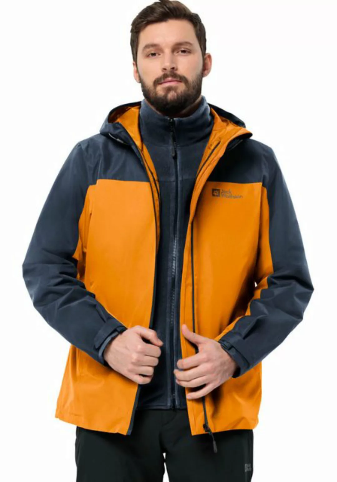 Jack Wolfskin 3-in-1-Funktionsjacke "TAUBENBERG 3IN1 JKT M", mit Kapuze günstig online kaufen