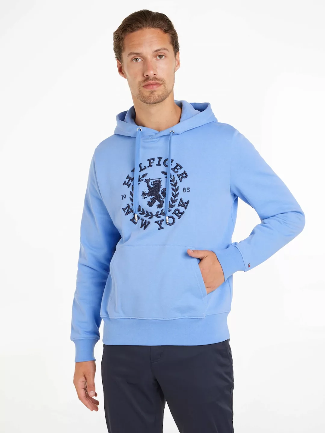 Tommy Hilfiger Kapuzensweatshirt BIG ICON CREST HOODIE mit Logo-Stickerei günstig online kaufen