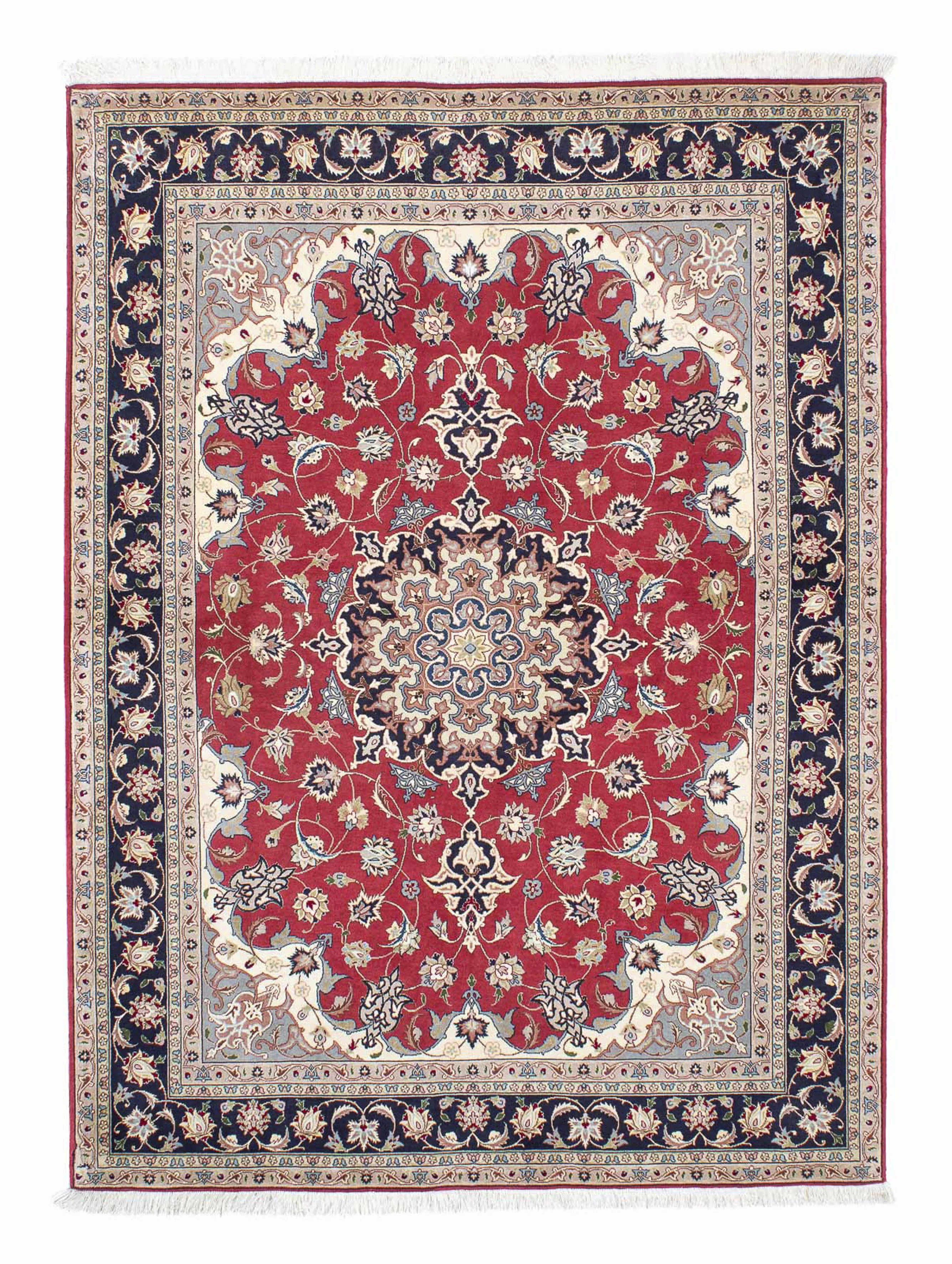 morgenland Orientteppich »Perser - Täbriz - 207 x 150 cm - rot«, rechteckig günstig online kaufen