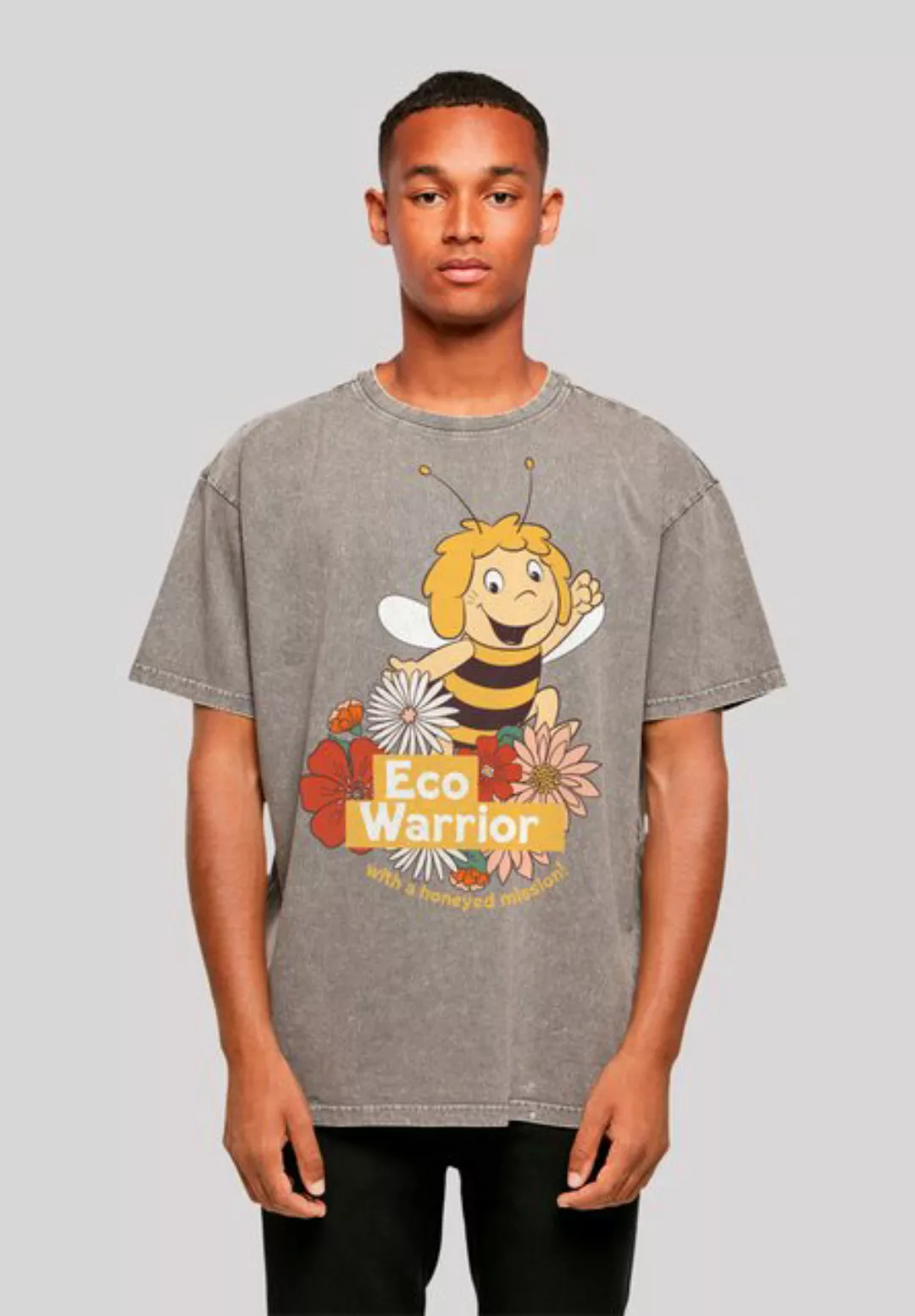 F4NT4STIC T-Shirt Die Biene Maja Eco Warrior Heroes of Childhood Nostalgie, günstig online kaufen