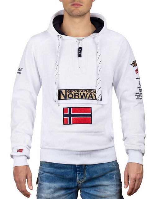 Geographical Norway Kapuzenpullover Herren Hoodie bagymclass White 3XL mit günstig online kaufen