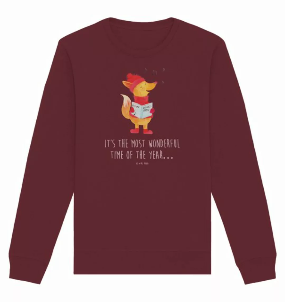 Mr. & Mrs. Panda Longpullover Fuchs Sänger Größe XS - Burgundy - Geschenk, günstig online kaufen