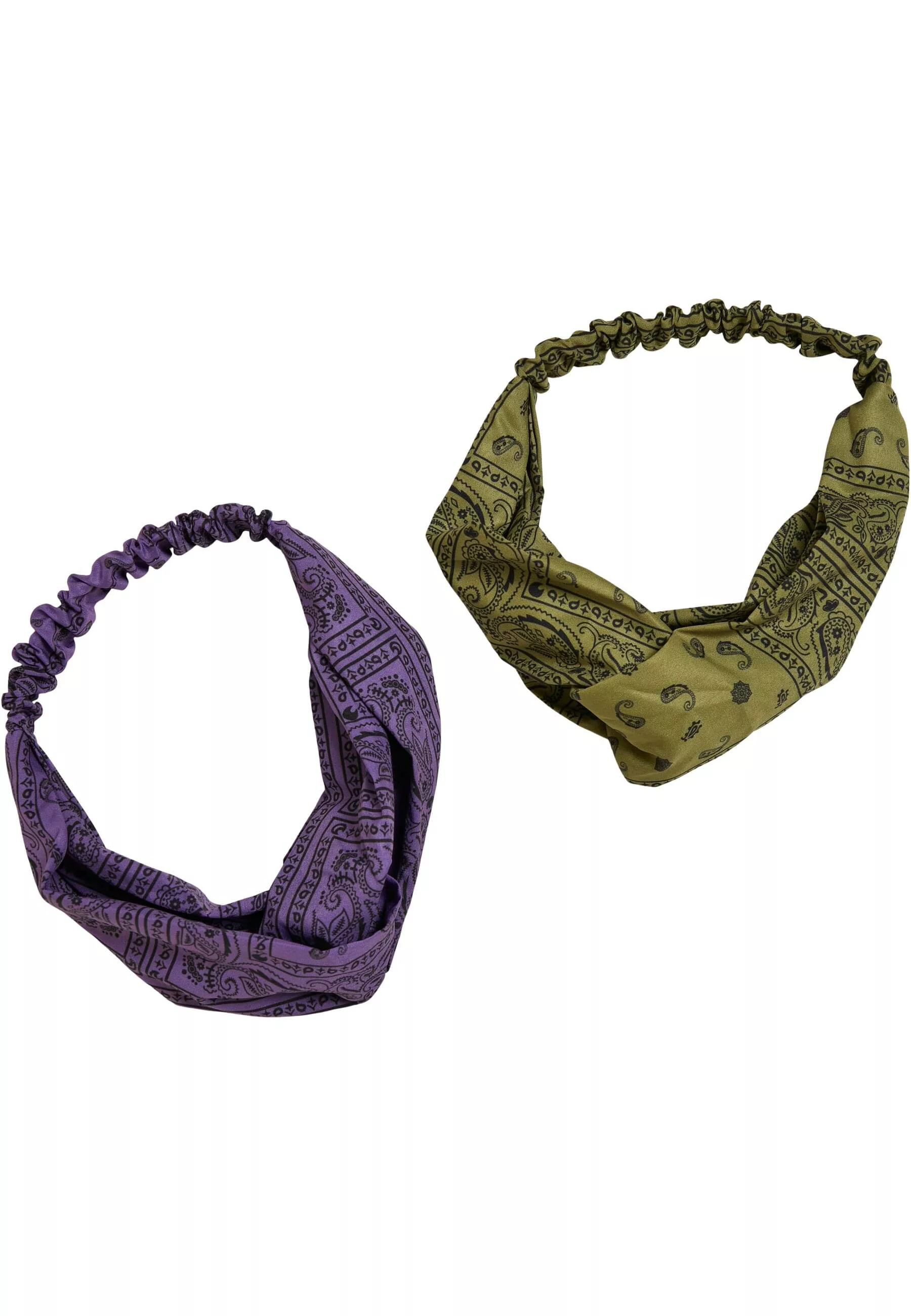 URBAN CLASSICS Halstuch "Urban Classics Unisex Bandana Print Headband 2-Pac günstig online kaufen