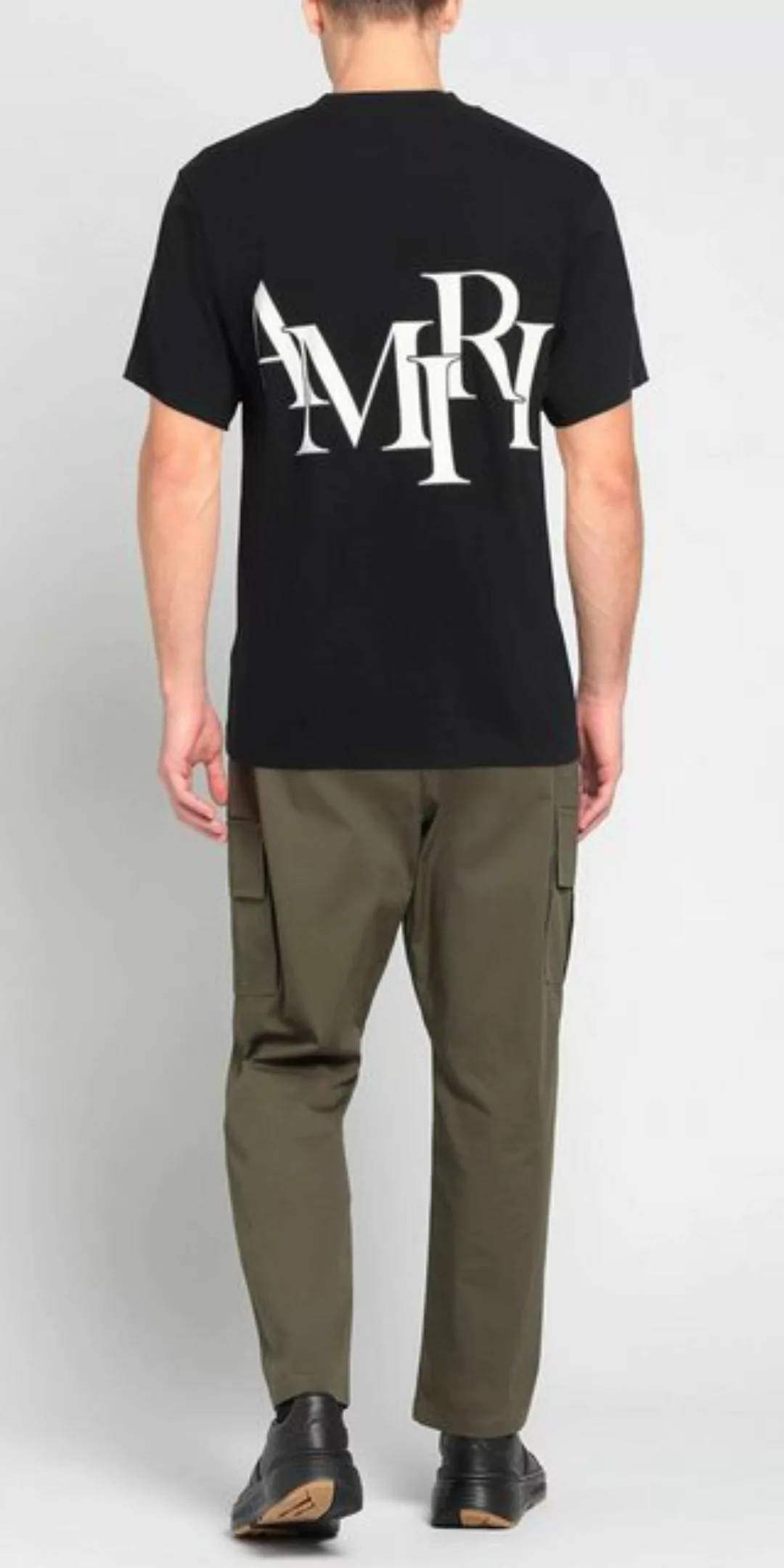 AMIRI Print-Shirt AMIRI Print Logo T-Shirt Black (50-tlg) AMIRI Schriftzüge günstig online kaufen