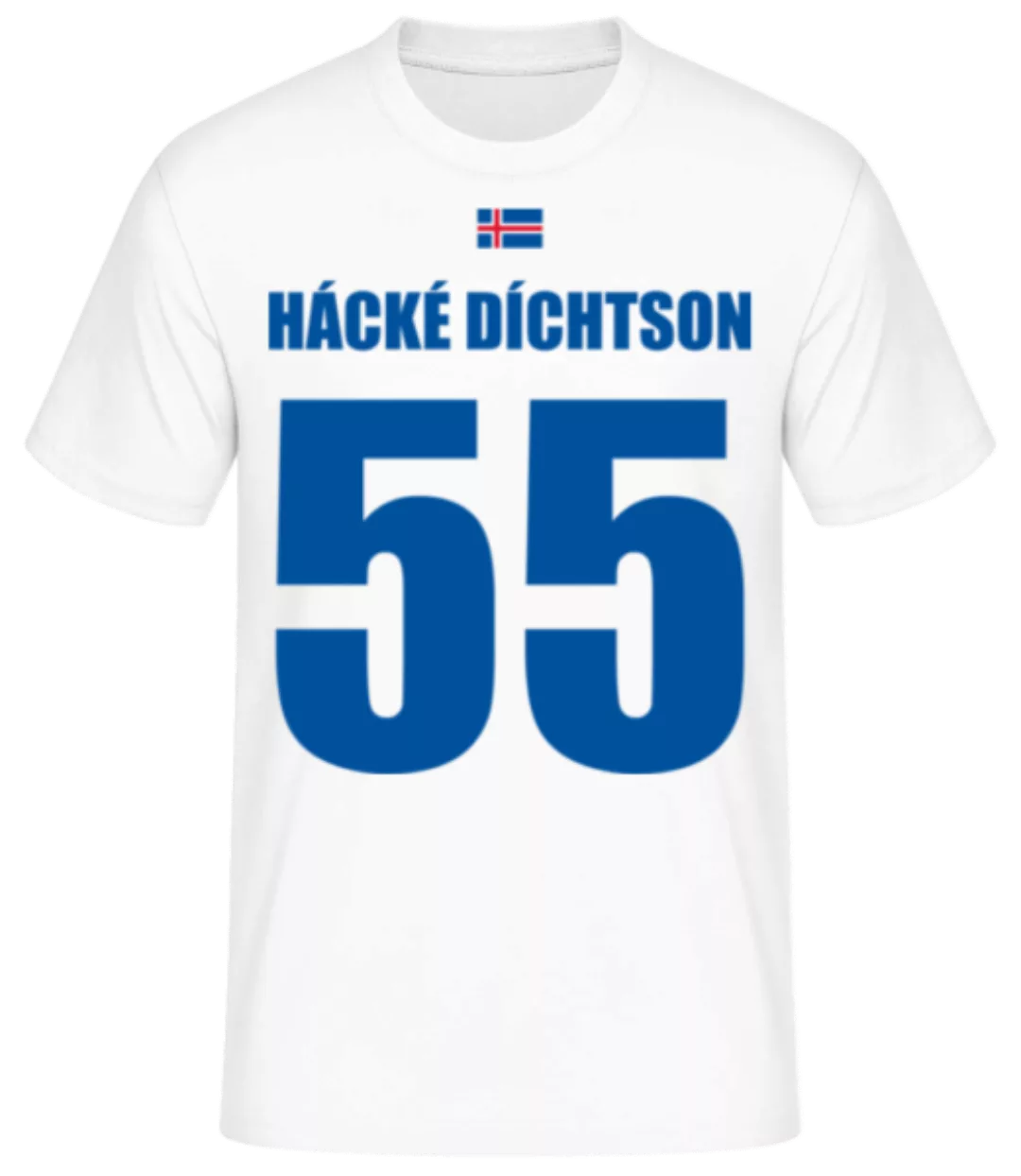 Island Fußball Trikot Hácké Díchtson · Männer Basic T-Shirt günstig online kaufen