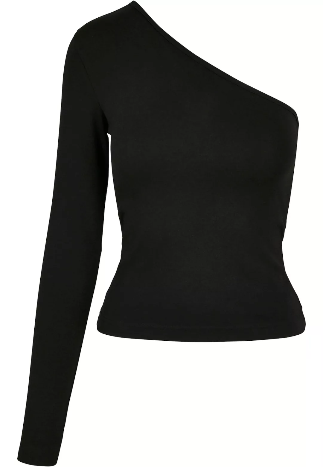 URBAN CLASSICS Langarmshirt "Urban Classics Damen Ladies Asymmetric Longsle günstig online kaufen