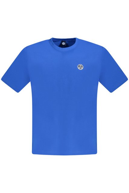 North Sails T-Shirt Herren Kurzarm T-Shirt Blau mit Logo und günstig online kaufen