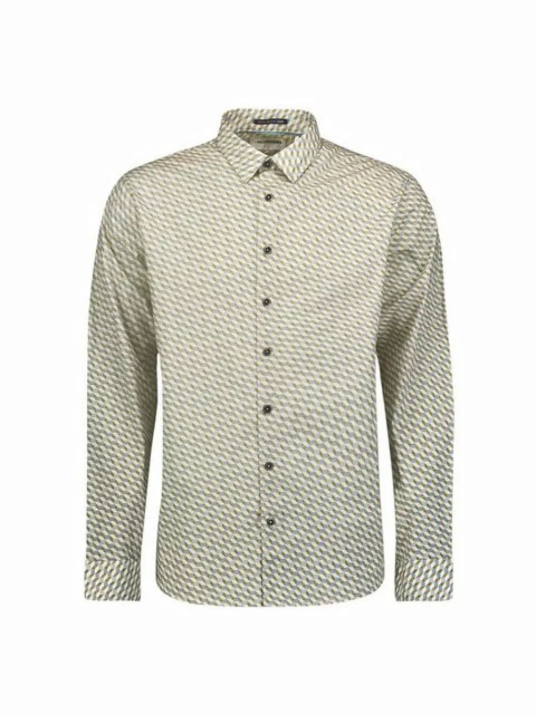 NO EXCESS Langarmshirt Shirt Stretch Allover Printed günstig online kaufen