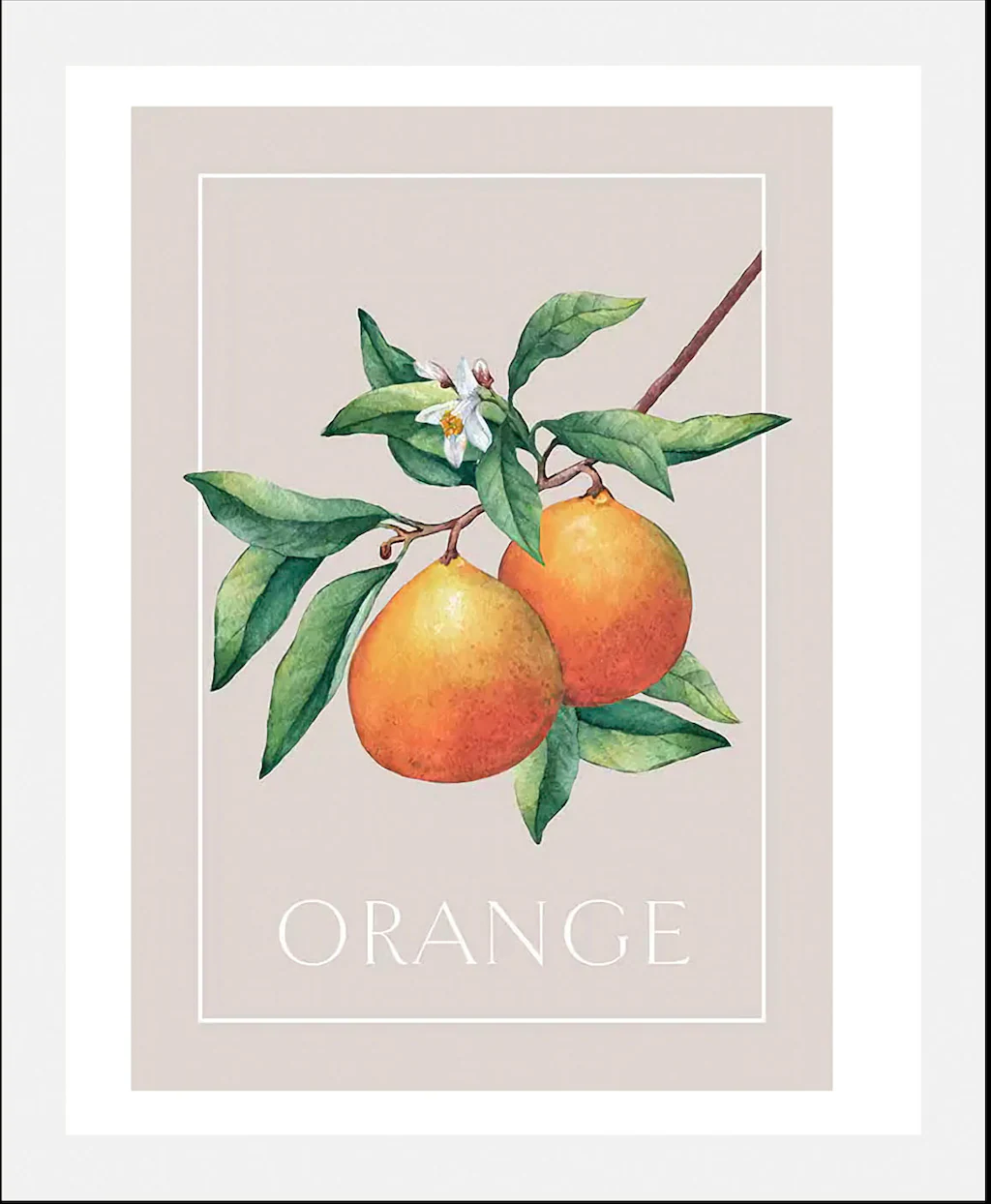 queence Bild "Orange", (1 St.), gerahmt günstig online kaufen