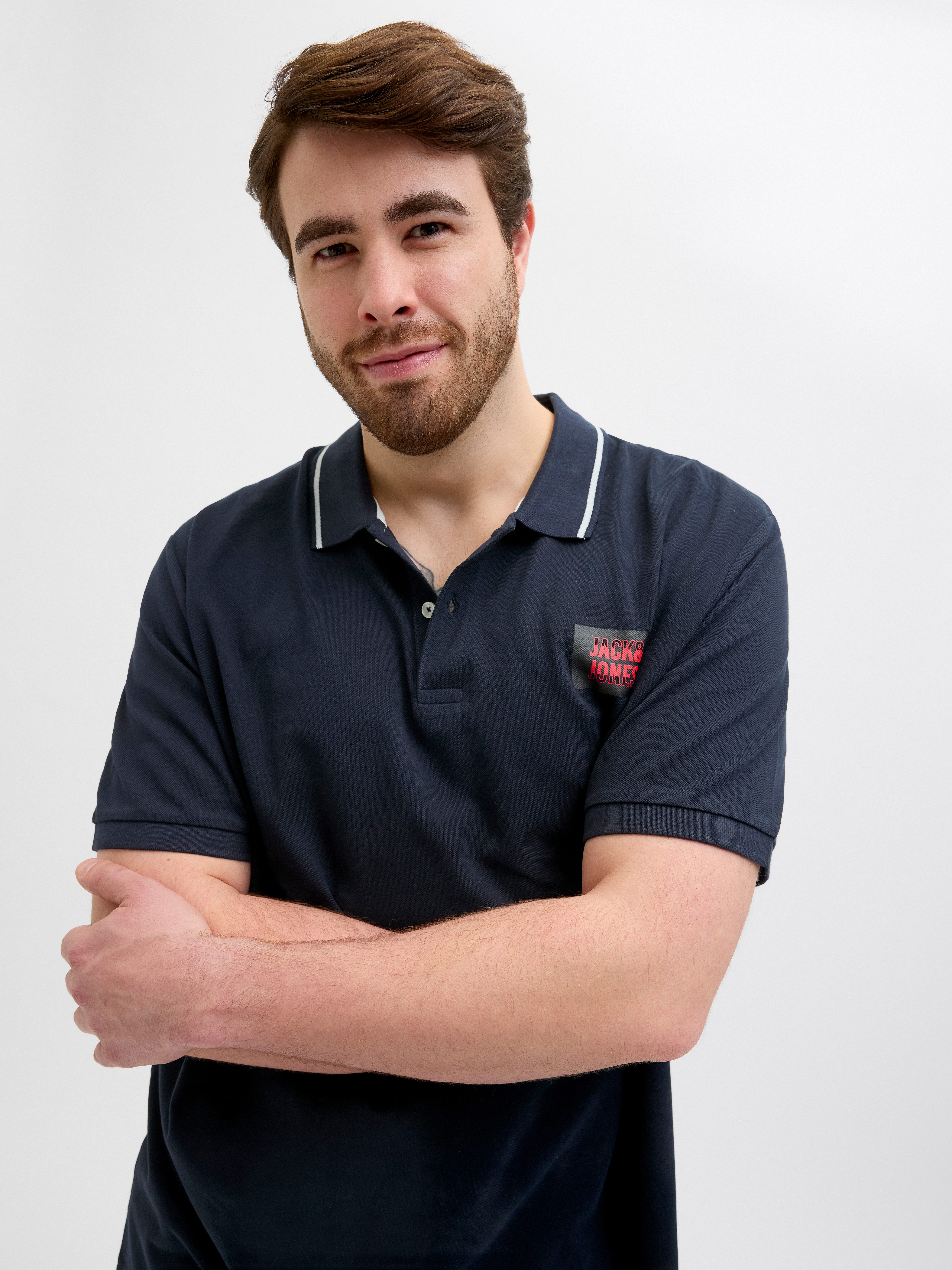 Jack & Jones PlusSize Poloshirt JJHUDSON günstig online kaufen