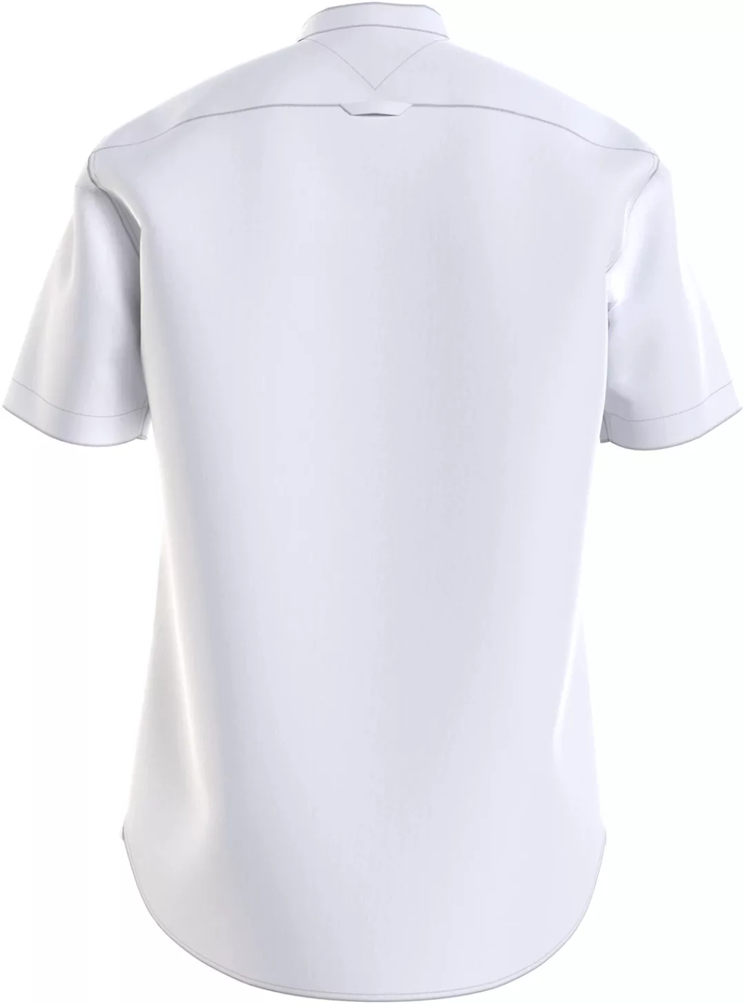 Tommy Hilfiger Kurzarmhemd FLEX POPLIN MAO RF SHIRT Markenstickerei günstig online kaufen