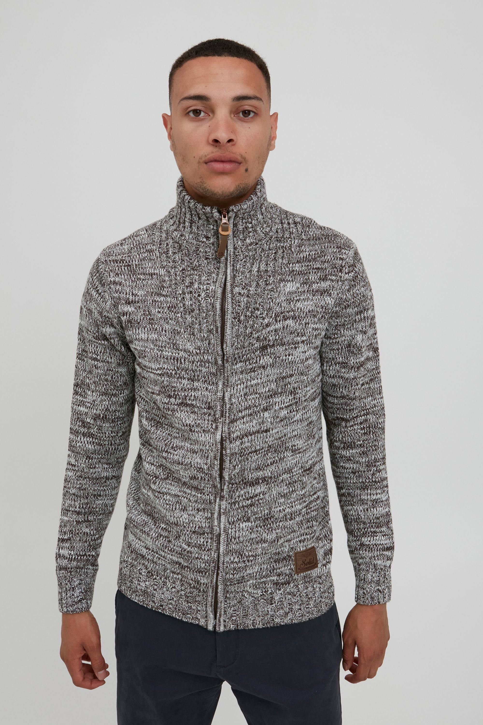 !Solid Strickjacke SDPomeroy Cardigan mit hochabschließendem günstig online kaufen