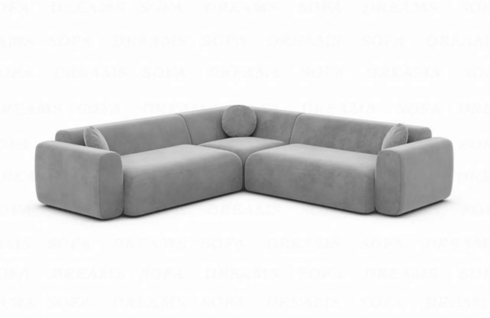 Sofa Dreams Ecksofa Stoff Sofa Eckcouch Polster Ecksofa Cortegada L Form St günstig online kaufen