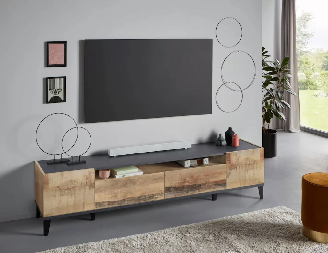 INOSIGN Lowboard "SunriseTV-Board, TV-Schrank", Breite 200 cm günstig online kaufen