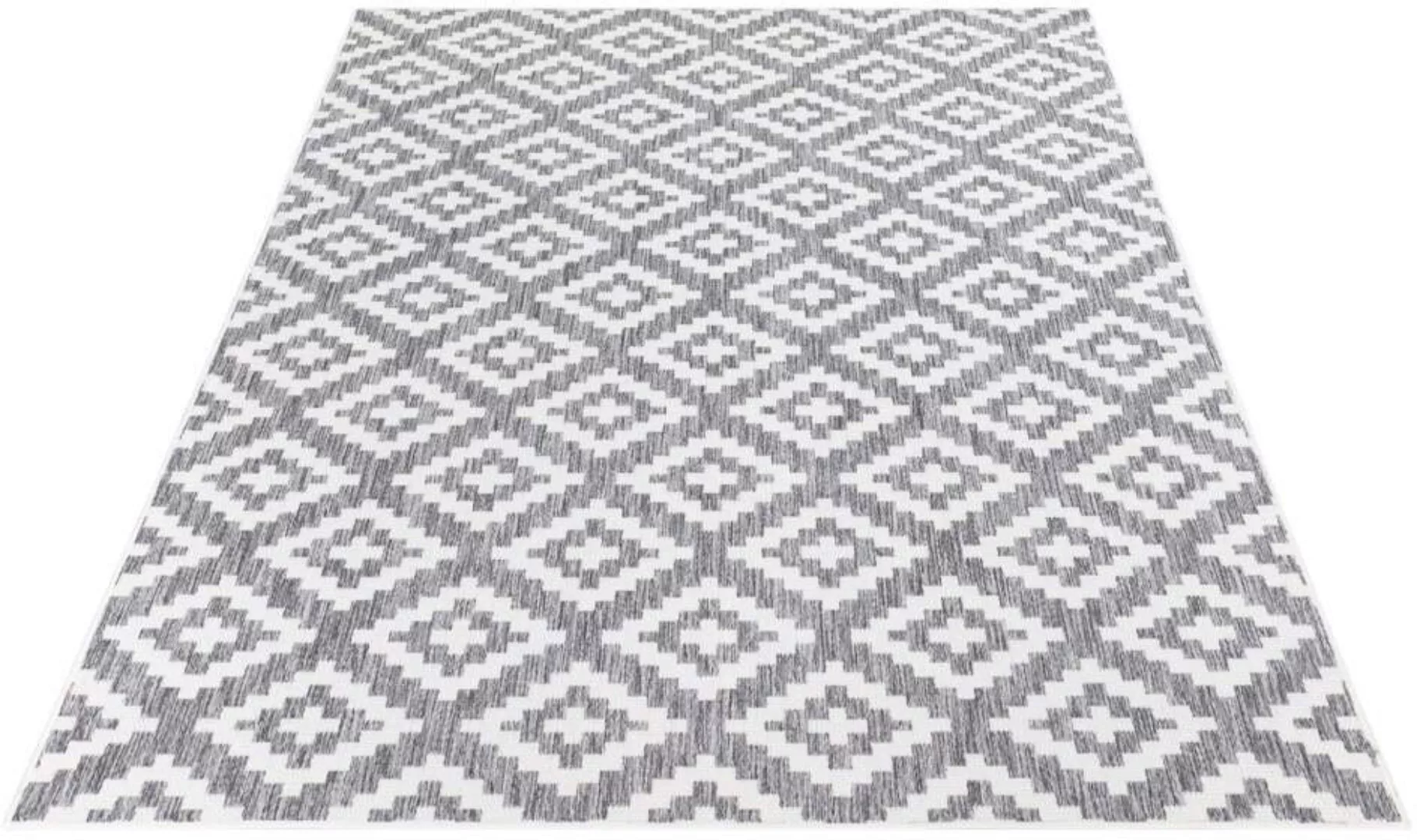 Carpet City Teppich »Outdoor 469«, rechteckig, 5 mm Höhe, UV-beständig, Fla günstig online kaufen