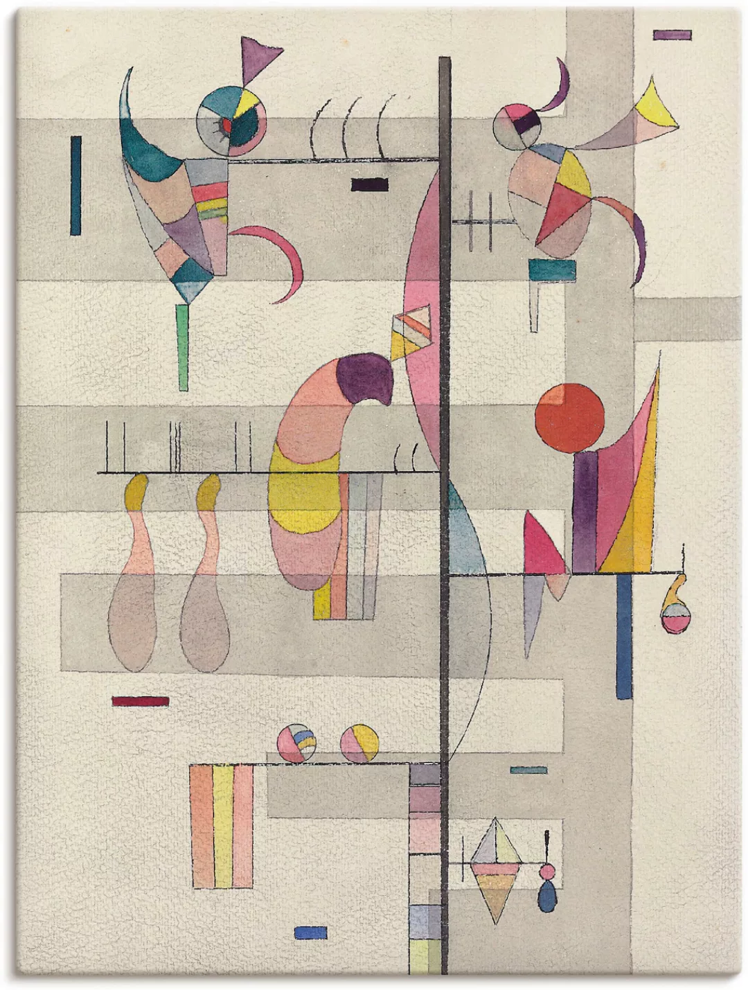 Artland Leinwandbild "Verteilung. 1934", Muster, (1 St.) günstig online kaufen