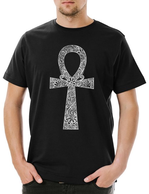 Urban Backwoods Print-Shirt Anch Herren T-Shirt Kreuz Ägypten Life Symbol Ä günstig online kaufen