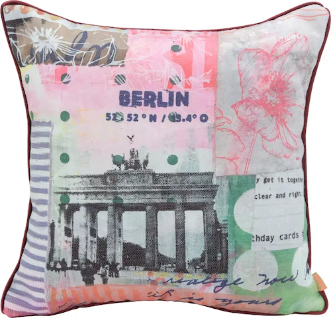 H.O.C.K. Dekokissen »Lieblingsstädte BERLIN«, mit Berlin-Motiv, Wendekissen günstig online kaufen