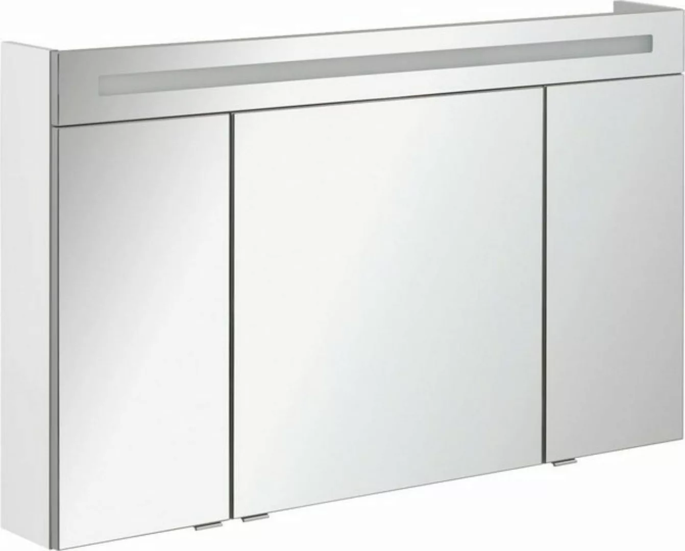 FACKELMANN Spiegelschrank "CL 120 - weiß", Badmöbel Breite 120 cm, 3 Türen, günstig online kaufen