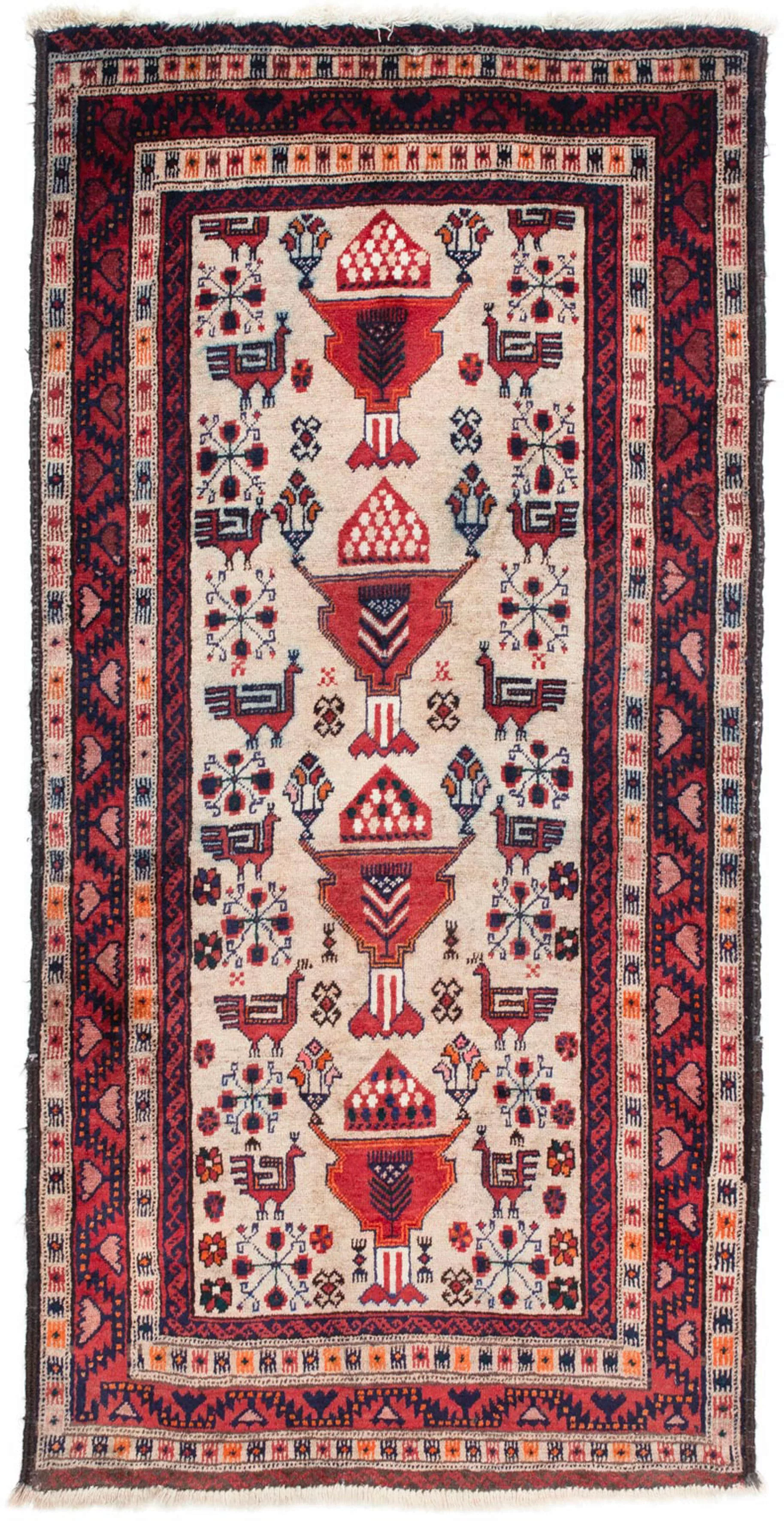 morgenland Orientteppich »Belutsch - 181 x 91 cm - beige«, rechteckig günstig online kaufen