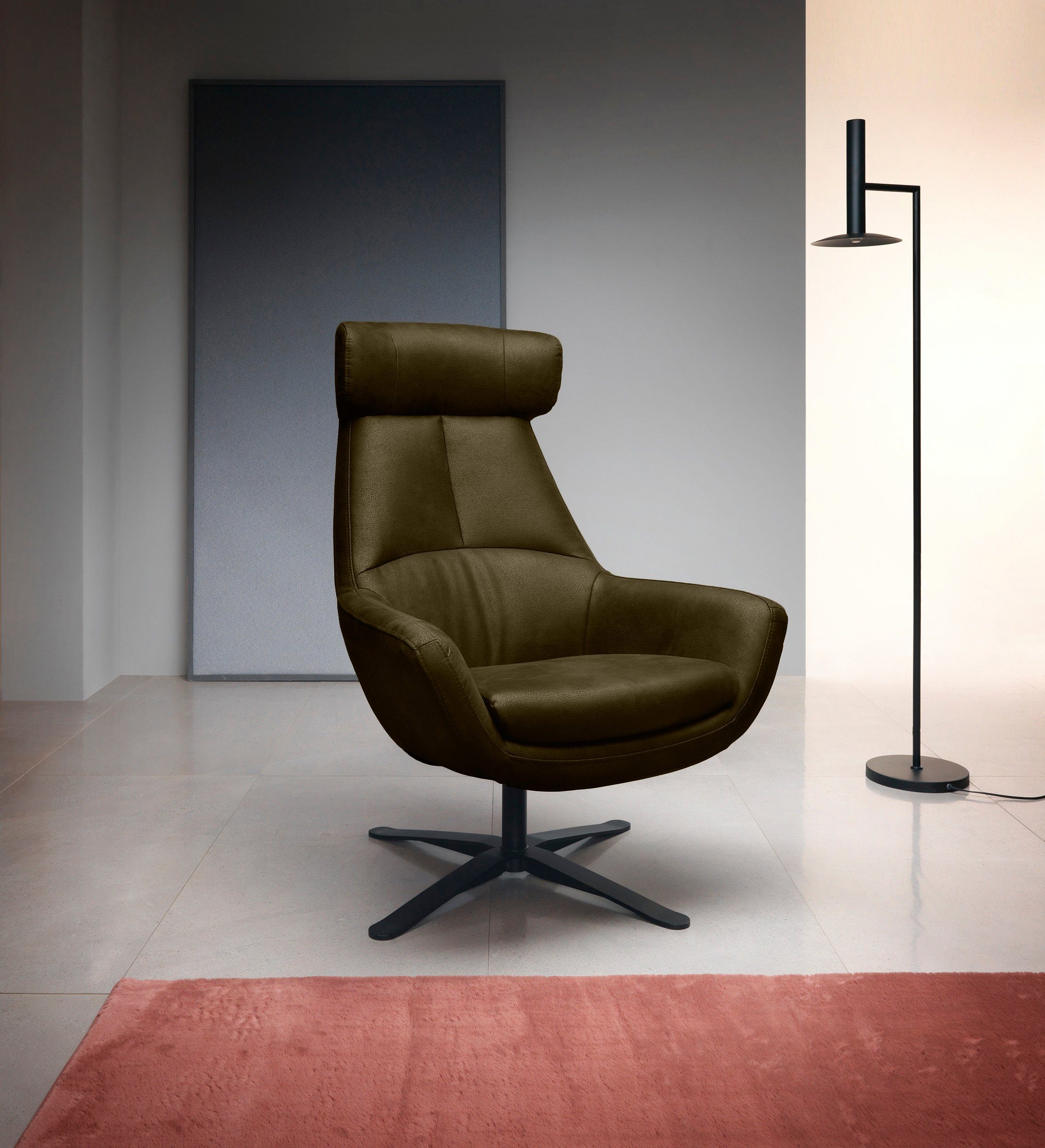 BETYPE Drehsessel "Be Organic High Back, Loungesessel, Hochlehnsessel", in günstig online kaufen