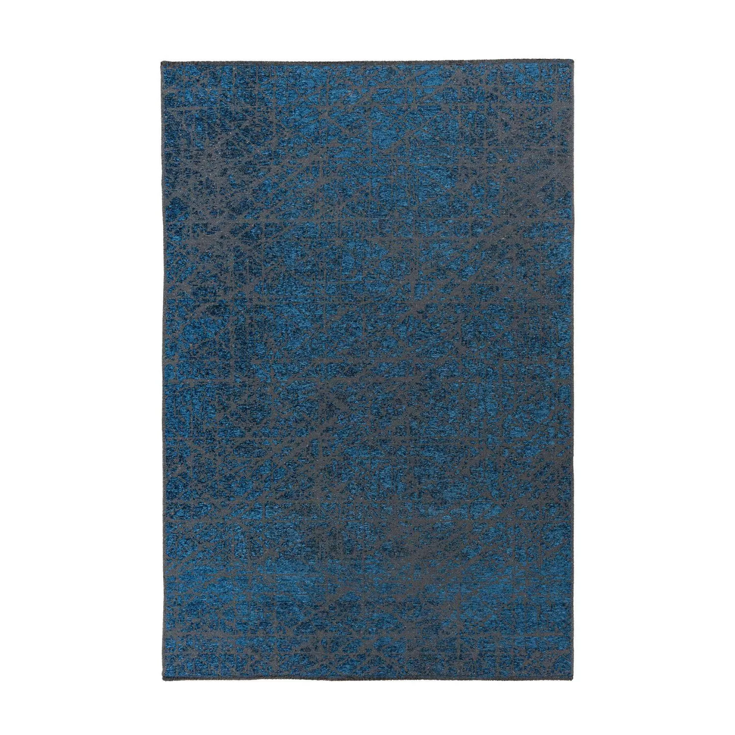 MeGusta Kurzflor Teppich Klassisch Modern Blau 120x170 cm Cristina günstig online kaufen