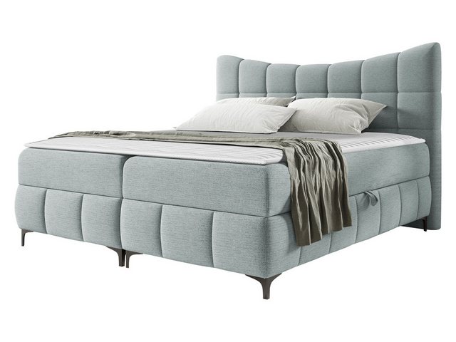 MIRJAN24 Boxspringbett Nova (mit zwei Bettkästen), Bonellfederkern, Metallf günstig online kaufen