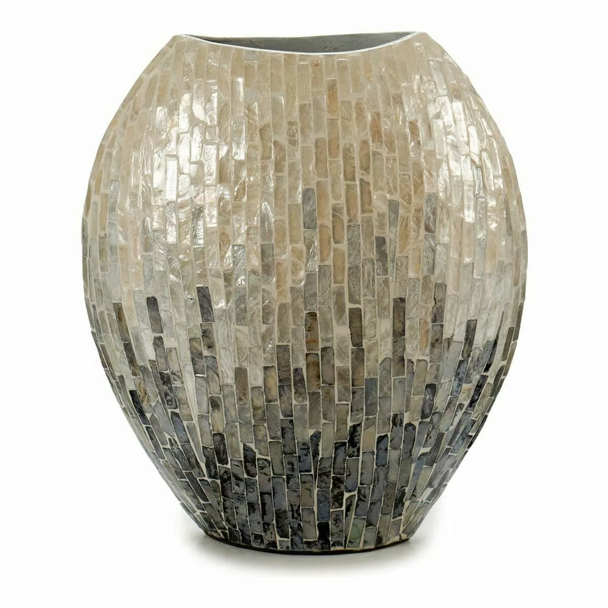 Vase Grau Verblasster Effekt (15 X 35 X 32 Cm) günstig online kaufen