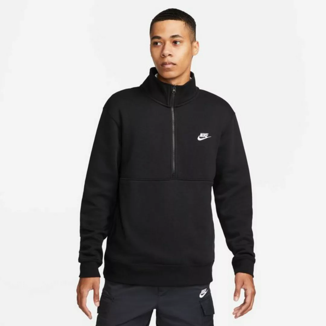 Nike Sportswear Sweatshirt CLUB MEN'S BRUSHED-BACK 1/-ZIP PULLOVER günstig online kaufen