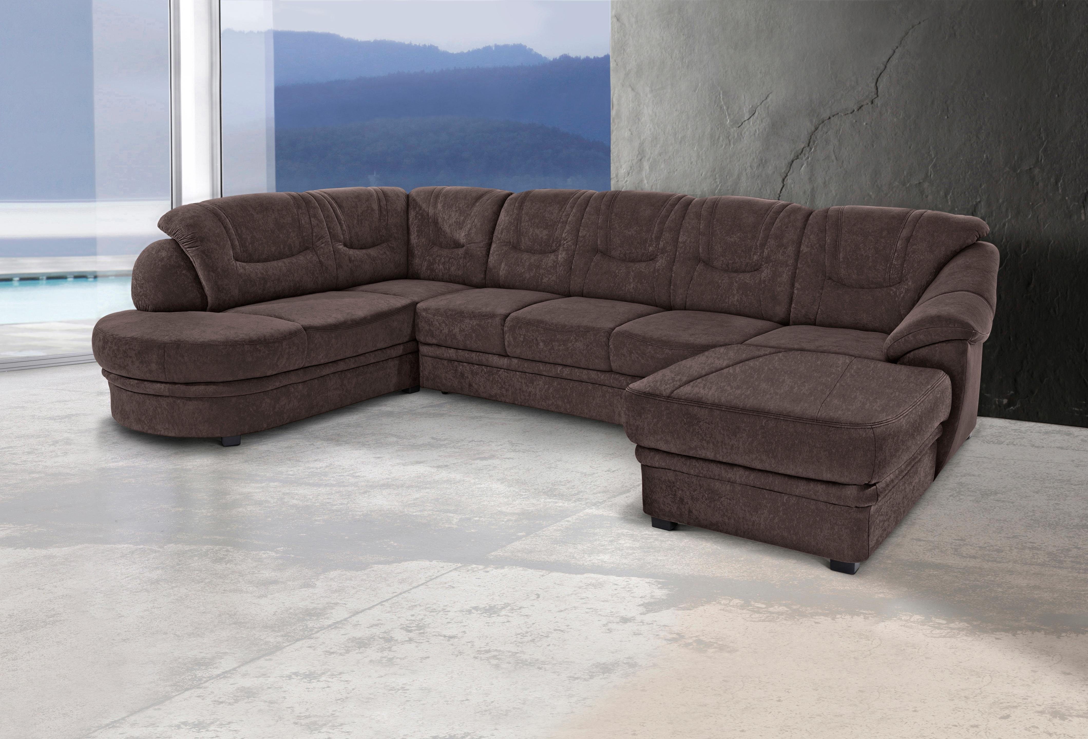 sit&more Wohnlandschaft "Savoni U-Form", wahlweise mit Bettfunktion günstig online kaufen