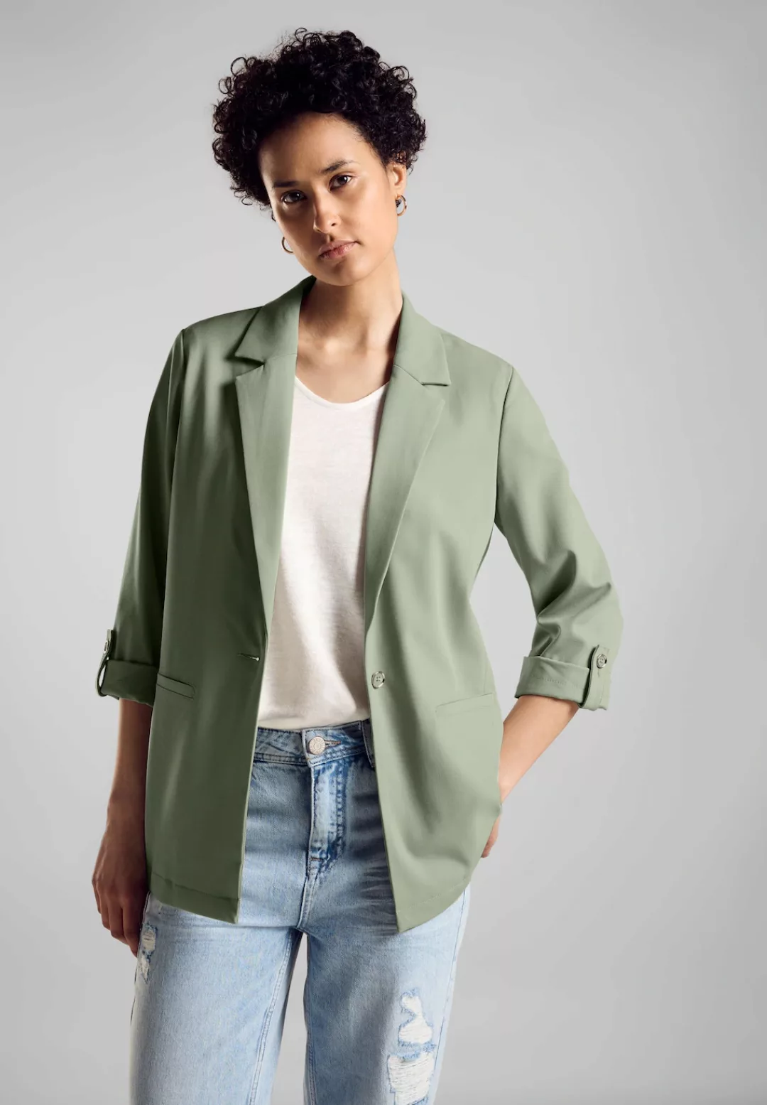 STREET ONE Longblazer mit Stretchanteil günstig online kaufen