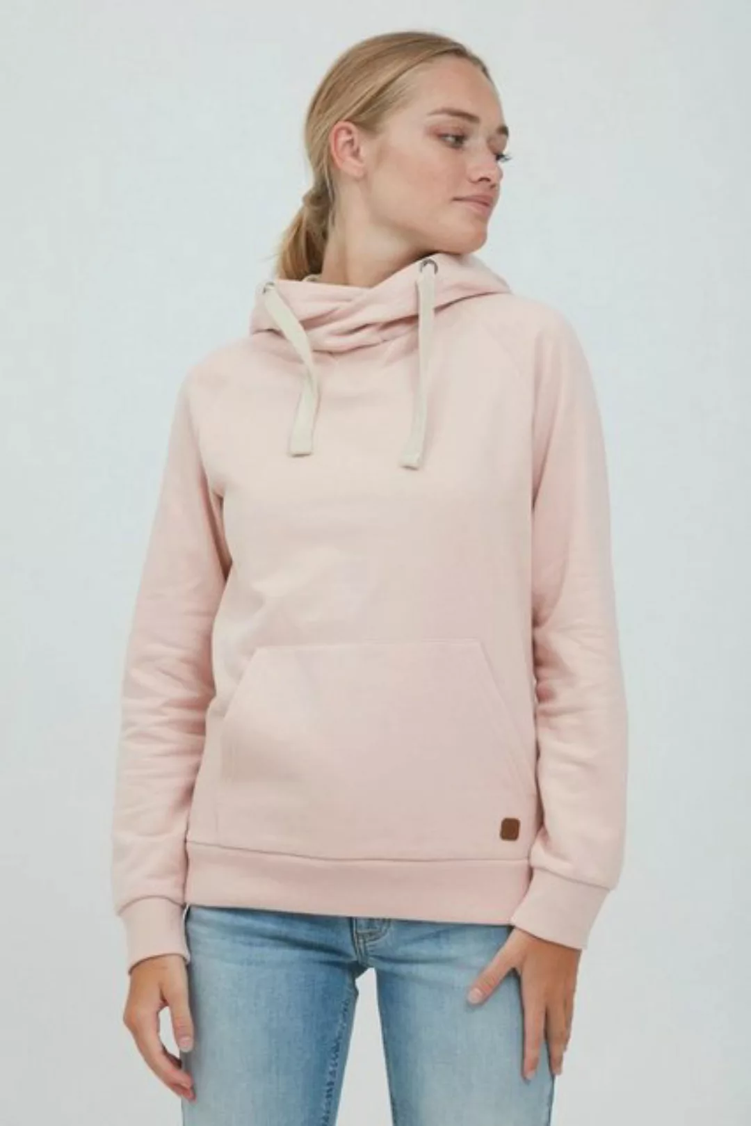 OXMO Hoodie OXJulia Kapuzenpullover mit Cross-Over Kragen günstig online kaufen