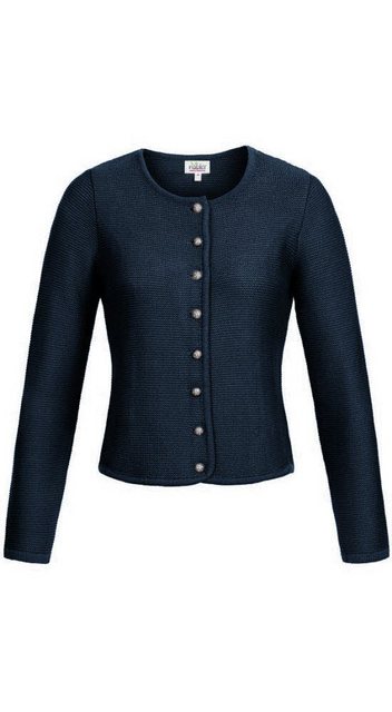 Nübler Trachtenstrickjacke Strickjacke Langarm Anni in Marine von Nübler günstig online kaufen