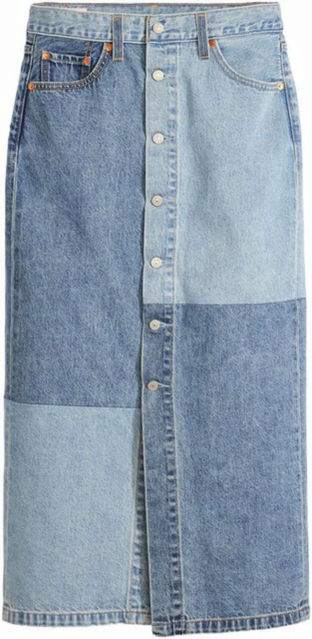 Levi's® Midirock BUTTON MIDI SKIRT PAT mit Knopfleiste günstig online kaufen