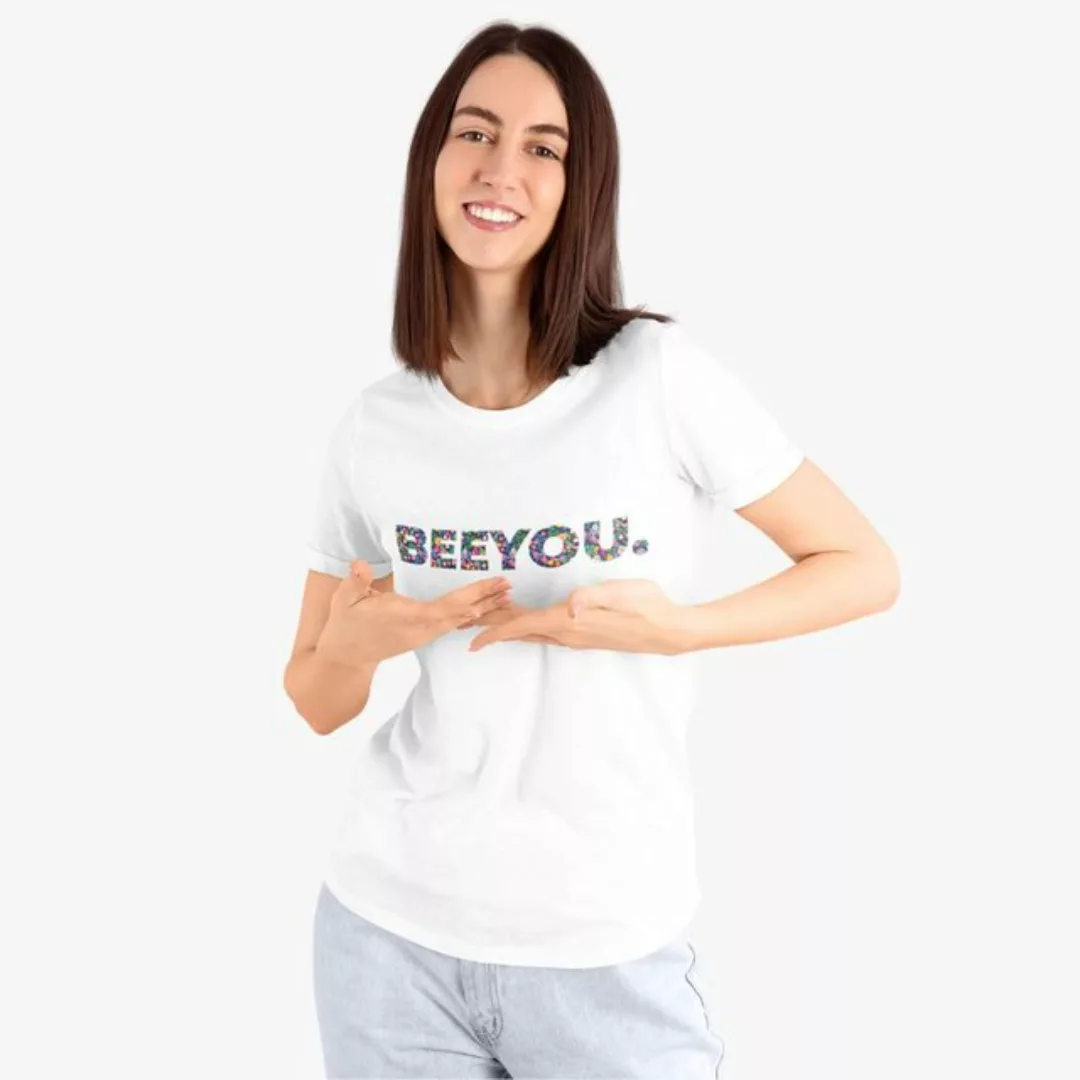 Beeyou. Clothes T-Shirt VALORA - T-Shirt Straight Fit vegan und aus 100% Bi günstig online kaufen