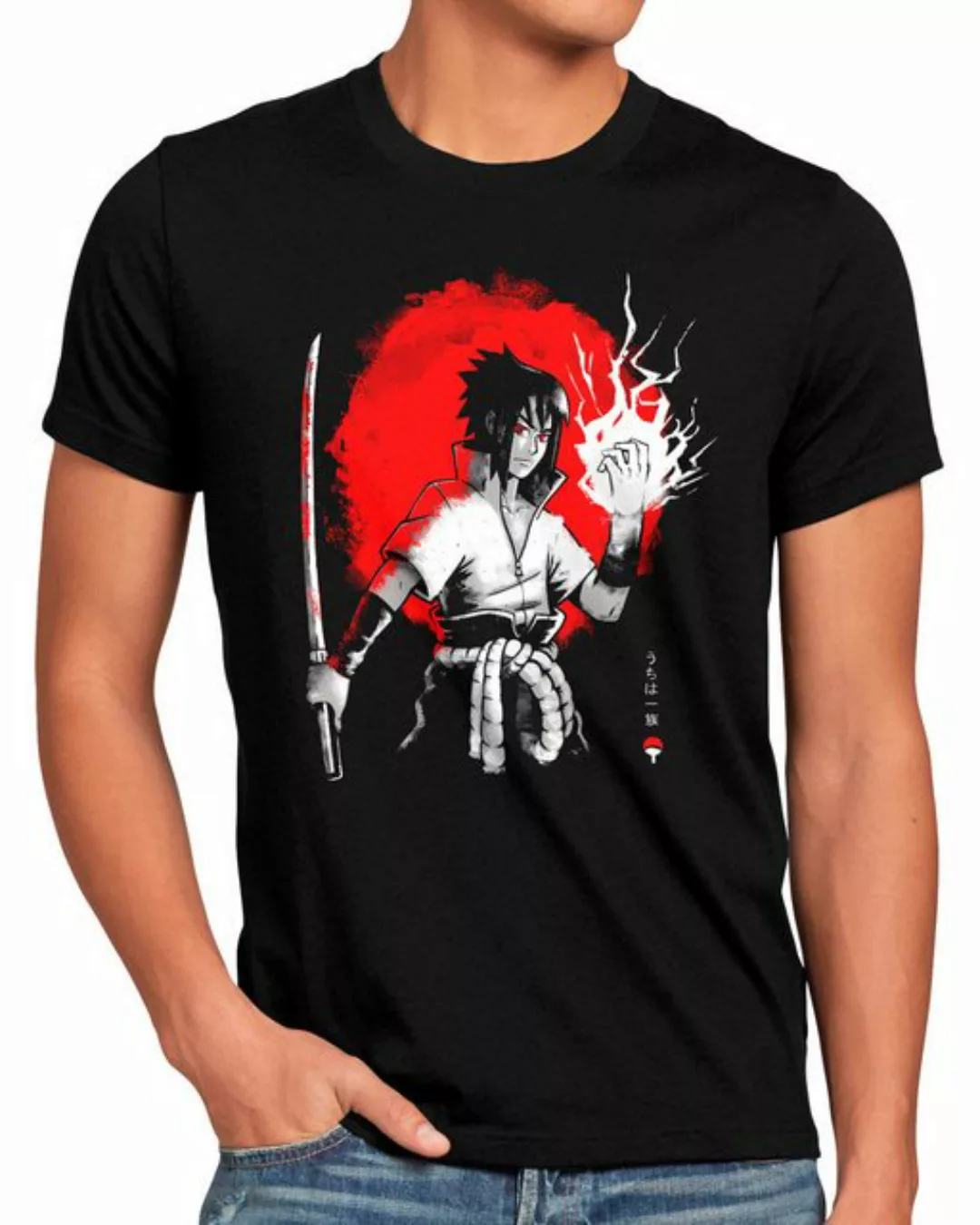 style3 Print-Shirt Herren T-Shirt Uchiha Pride kakashi sasuke shikamaru kag günstig online kaufen
