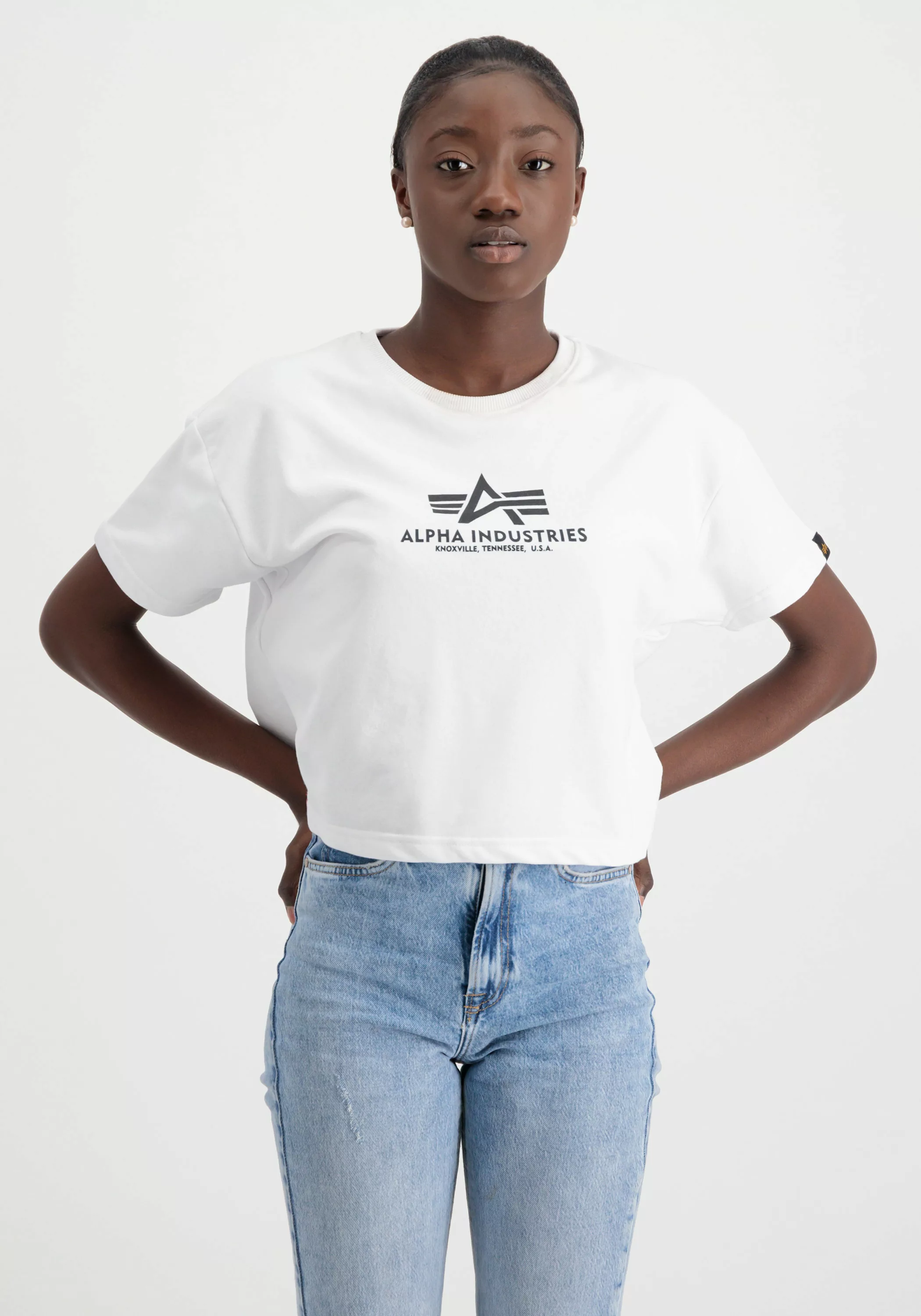 Alpha Industries T-Shirt "Alpha Industries Women - T-Shirts Basic Boxy T Wo günstig online kaufen