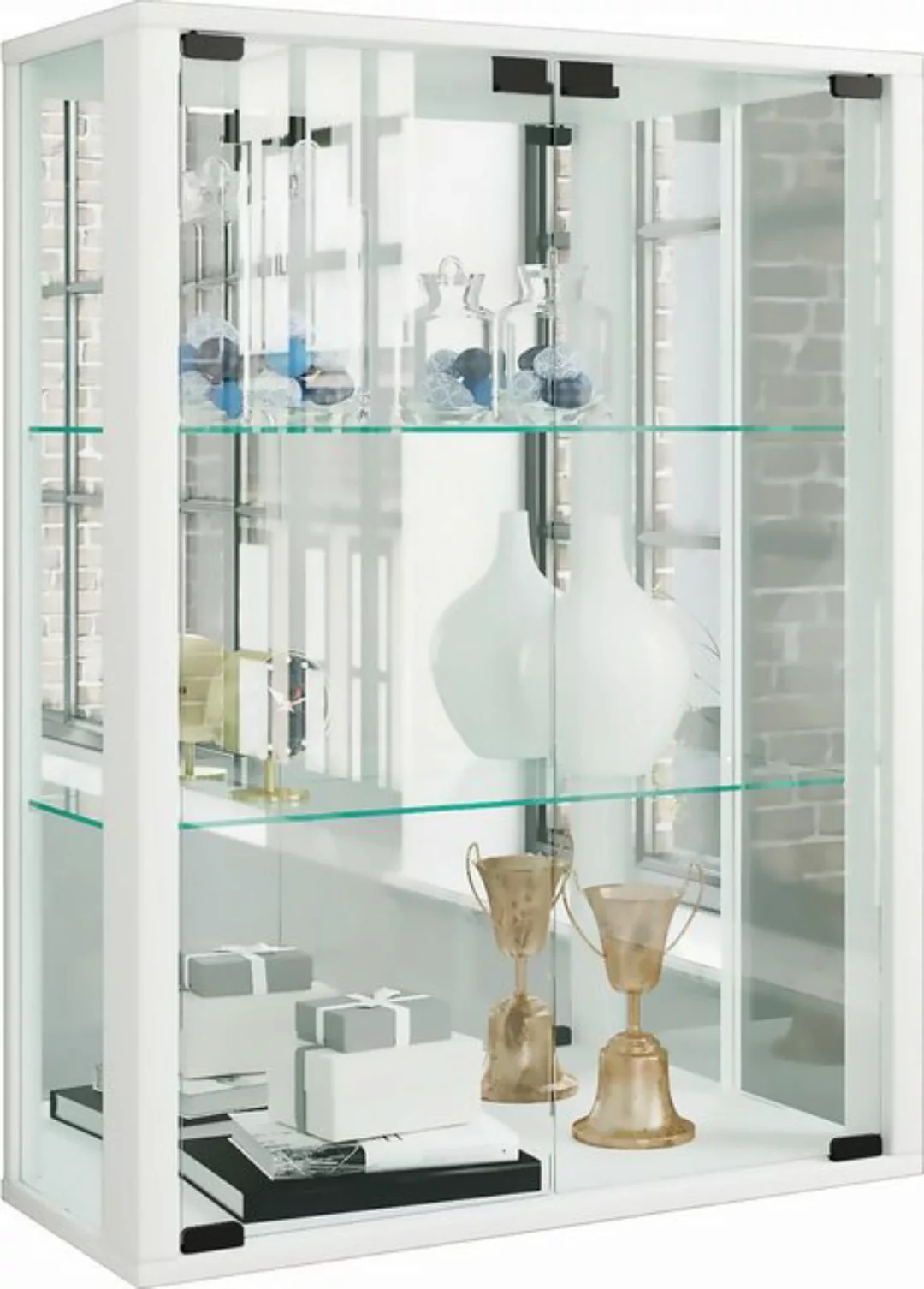 VCM Hängevitrine Wandvitrine Hängevitrine Glasvitrine Udina Spiegel (1-St) günstig online kaufen