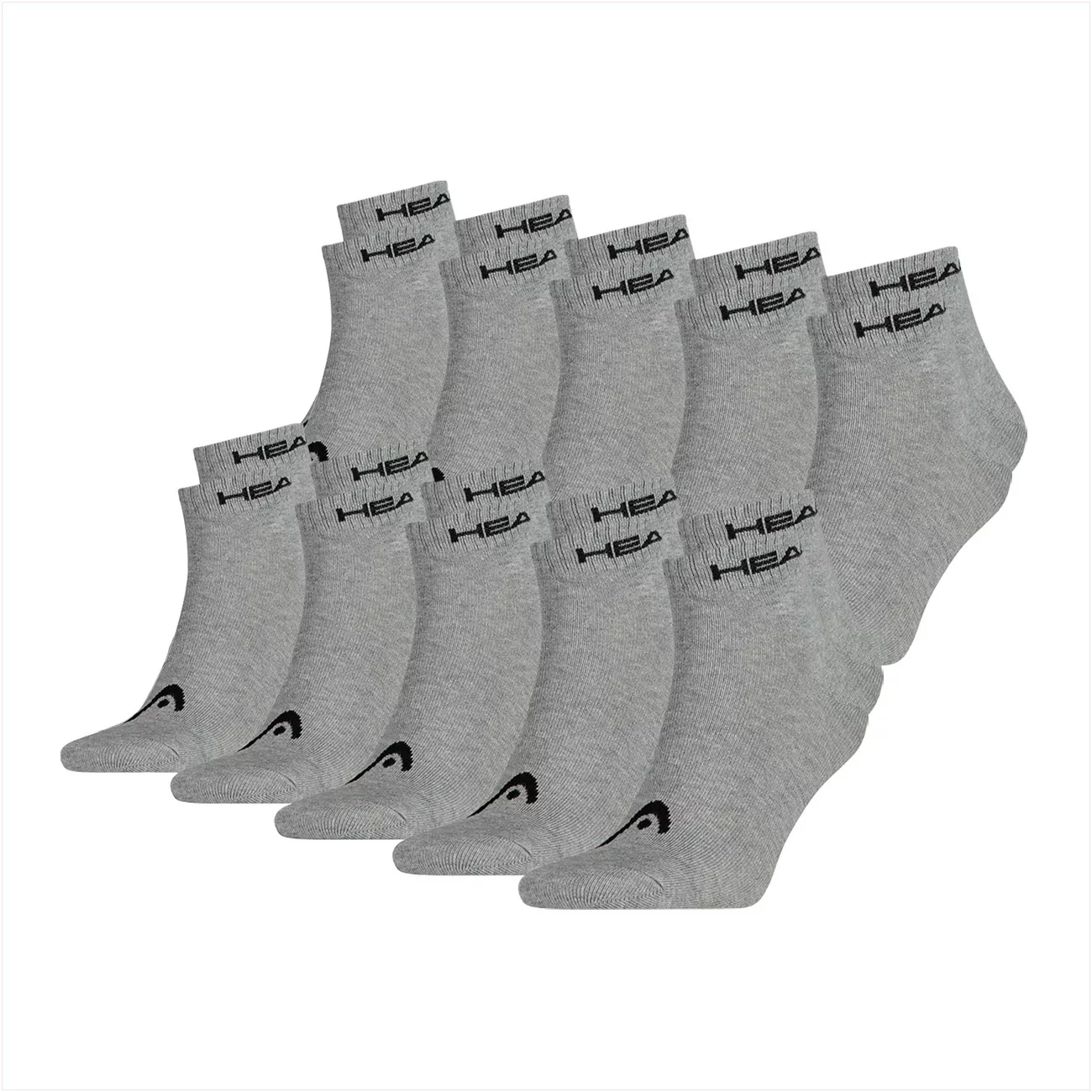 HEAD Unisex Quarter Sportsocken 35-38 39-42 43-46 - 5er 10er 15er Multipack günstig online kaufen