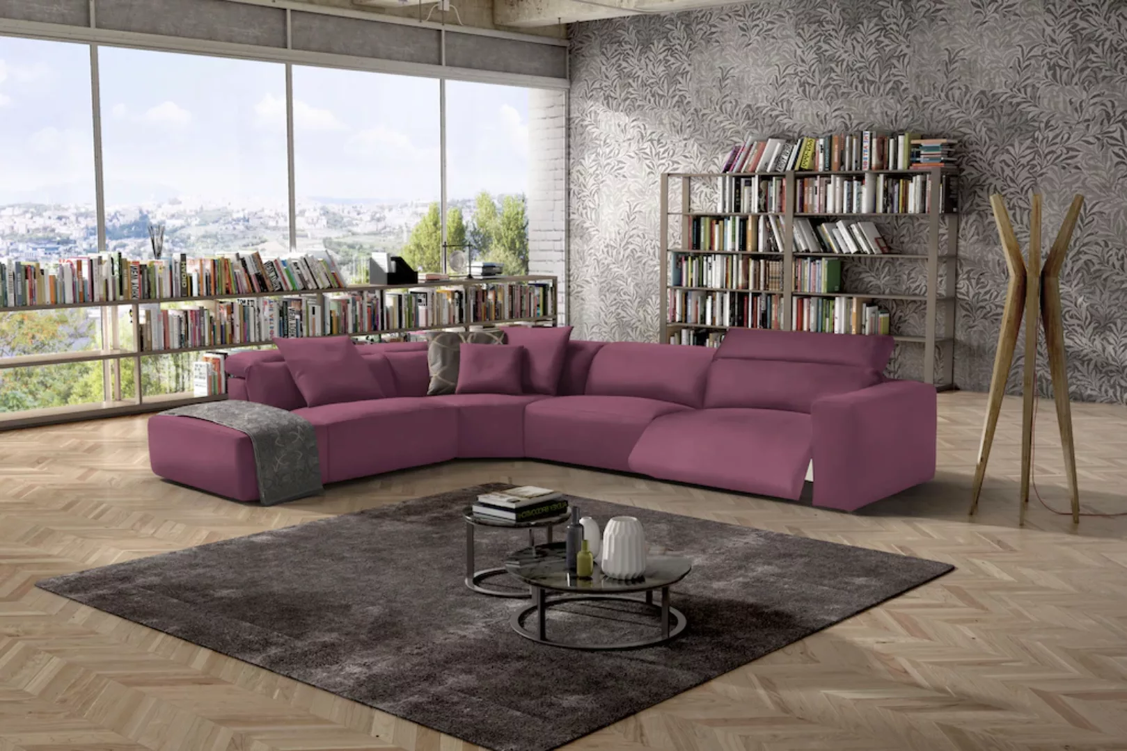 Egoitaliano Ecksofa »Beverly, extravangantes Designsofa mit erstklassigem S günstig online kaufen